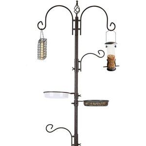 Bird Feeding Station Kit Bird Feeder Pole Bird Feeder Hanging Kit Multi Feeder